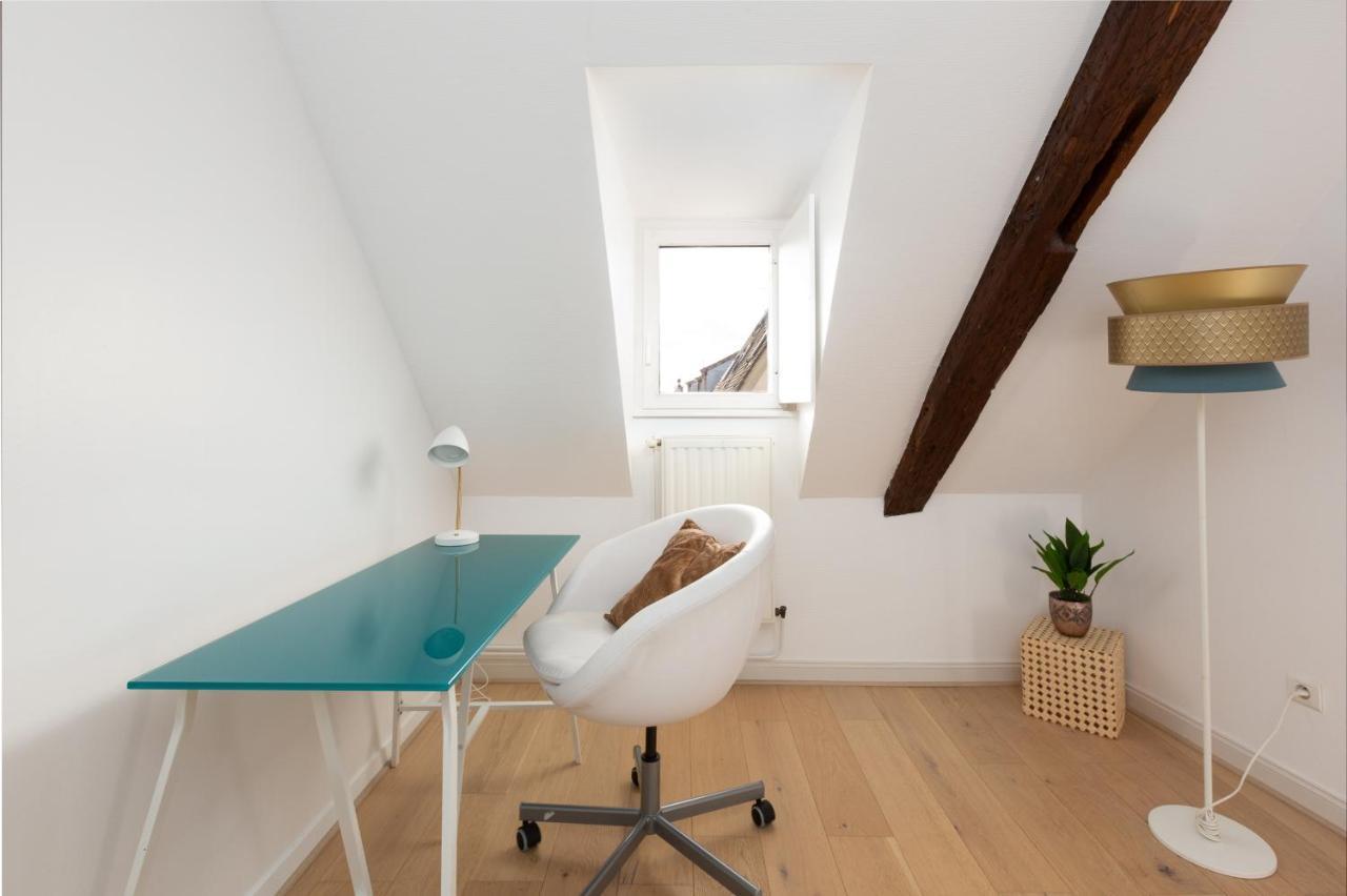Petite France-Cathedrale, Duplex 100M2- 3 Chambres Strasbourg Luaran gambar