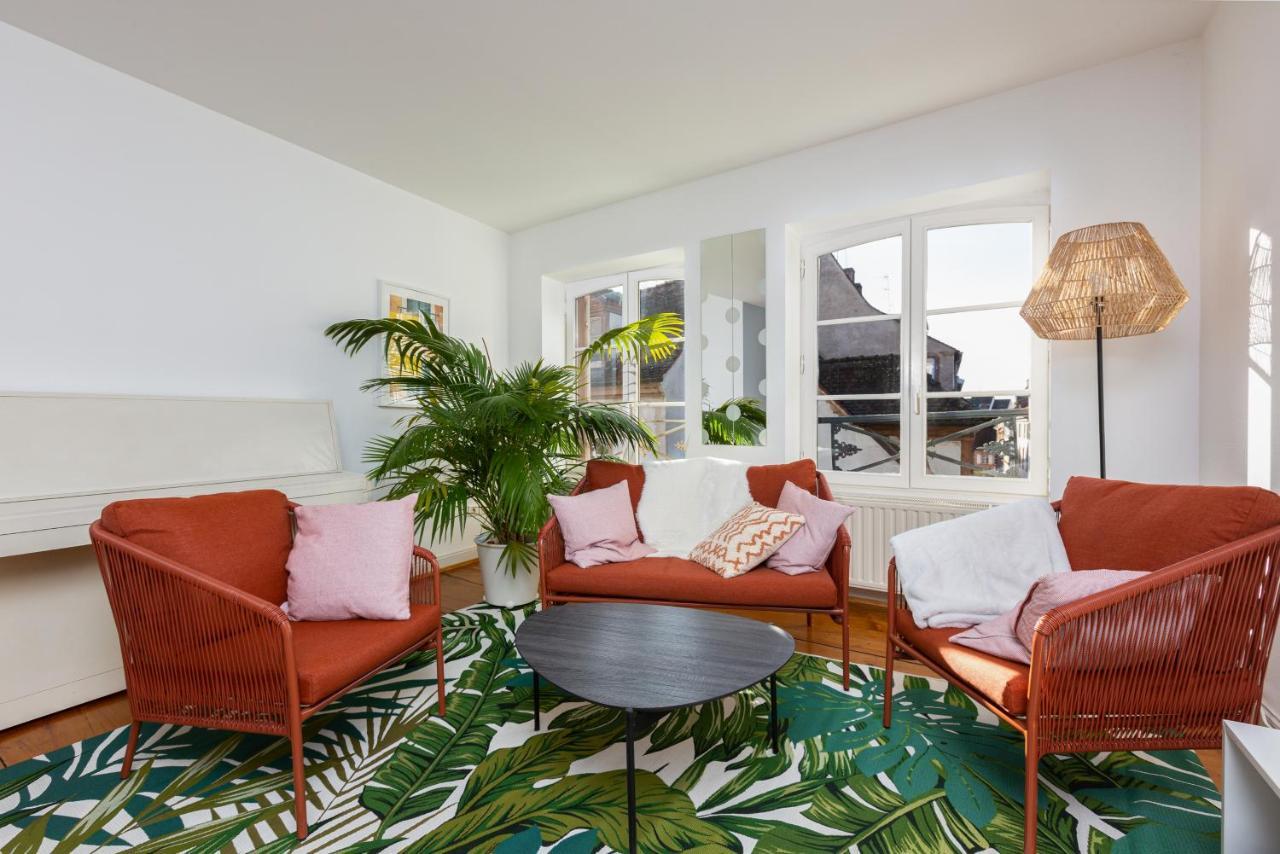 Petite France-Cathedrale, Duplex 100M2- 3 Chambres Strasbourg Luaran gambar